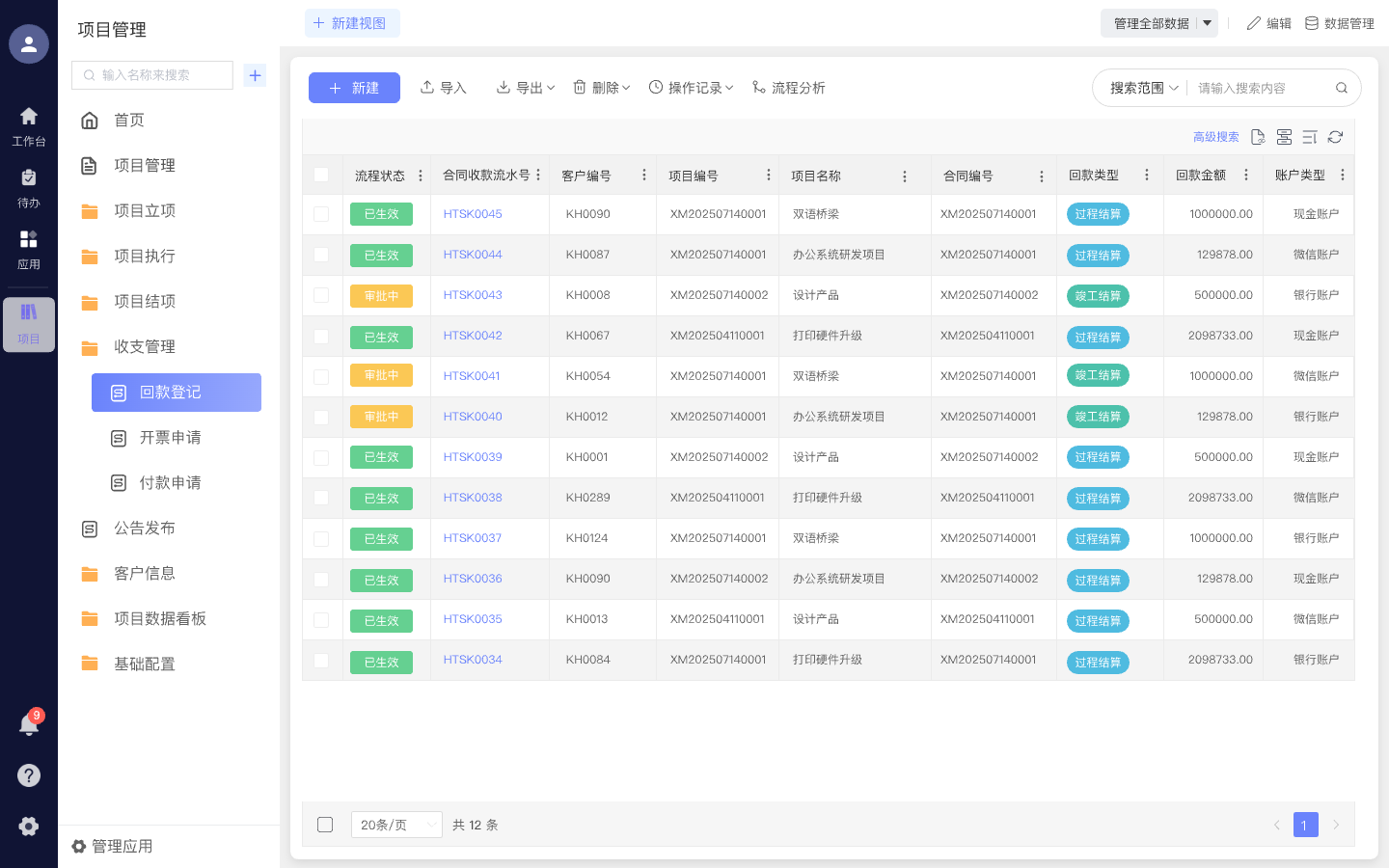 关联合同管理